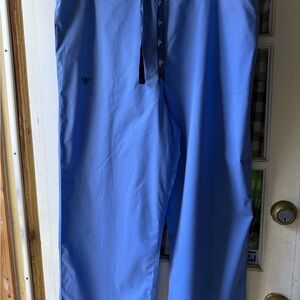 Med couture Blue scrub Pants regular length like new XL